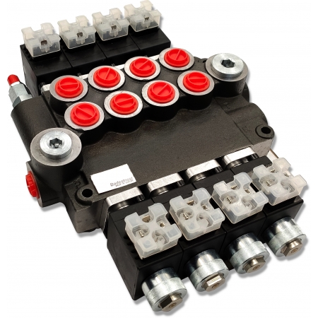 ROZDZIELACZ HYDRAULICZNY 4 SEK 80L ELEKTRYCZNY 24V